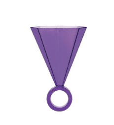 3oz Purple Ring Shot Glass - Ruffled Feather