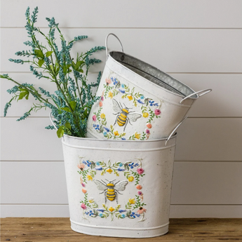 Wildflowers and Bees Tin