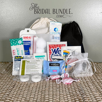 Mini Recovery Emergency Kit – Bachelorette Party – Bride Wedding Day Mini Travel Bag