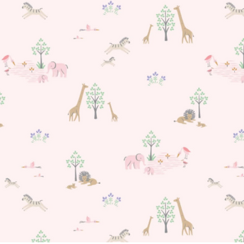 Pink Serene Safari Modal Baby Blanket