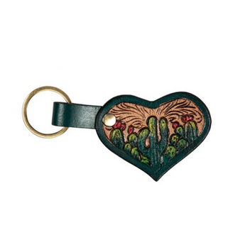 Saguaros in Bloom Key Fob