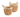 Beaded Hyacinth Basket Set - Ruffled Feather