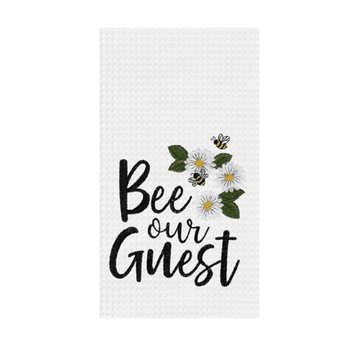Bee Our Guest Towel - Ruffled Feather
