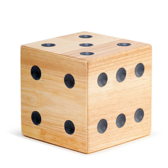 Big Wooden Dice - Ruffled Feather
