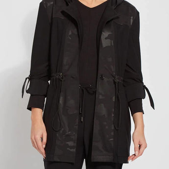 Black Nellie Hooded Parka - Ruffled Feather