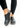 Black Smooth Shoe - Ruffled Feather