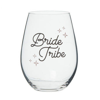 Bride Tribe Wine Glass - Ruffled Feather