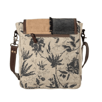 Burlander Floral Patch Shoulder Bag - Ruffled Feather