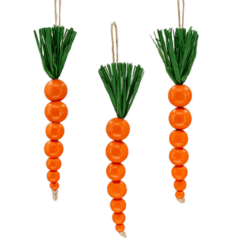 Carrot Ornament - Ruffled Feather