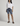 Cecilia Bermuda Mid Rise Desert Blue 11" Inseam Short - Ruffled Feather