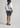 Cecilia Bermuda Mid Rise Desert Blue 11" Inseam Short - Ruffled Feather