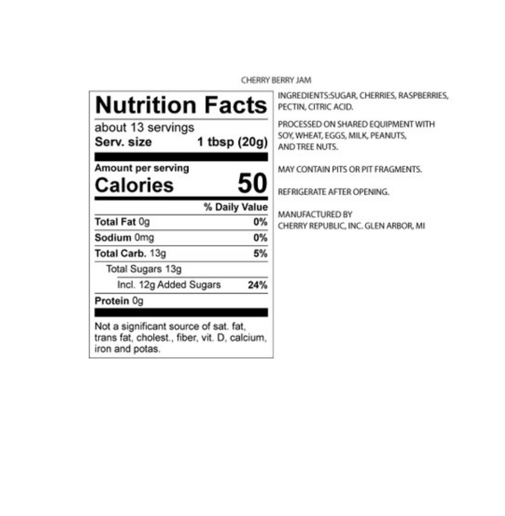 Cherry Republic - Cherry Berry Jam - Ruffled Feather