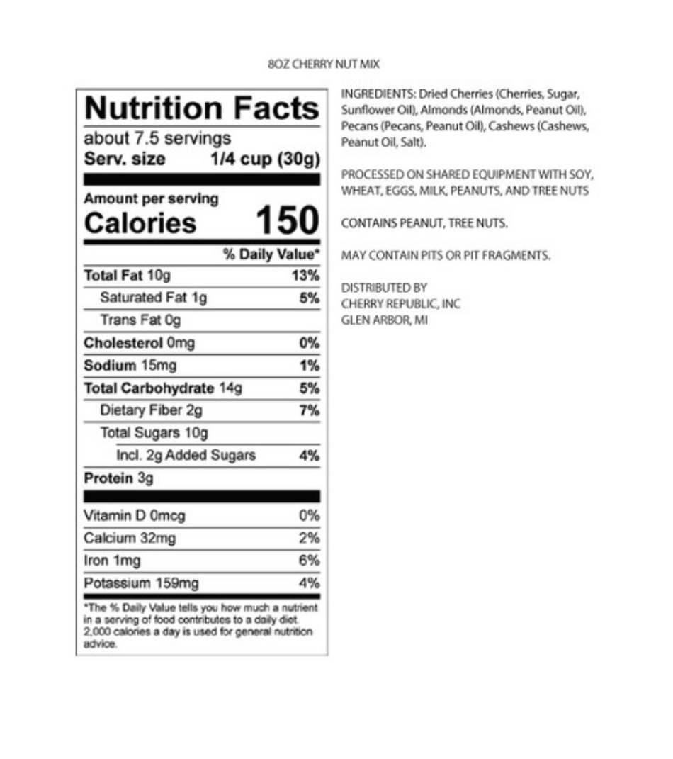 Cherry Republic - Cherry Nut Mix - Ruffled Feather