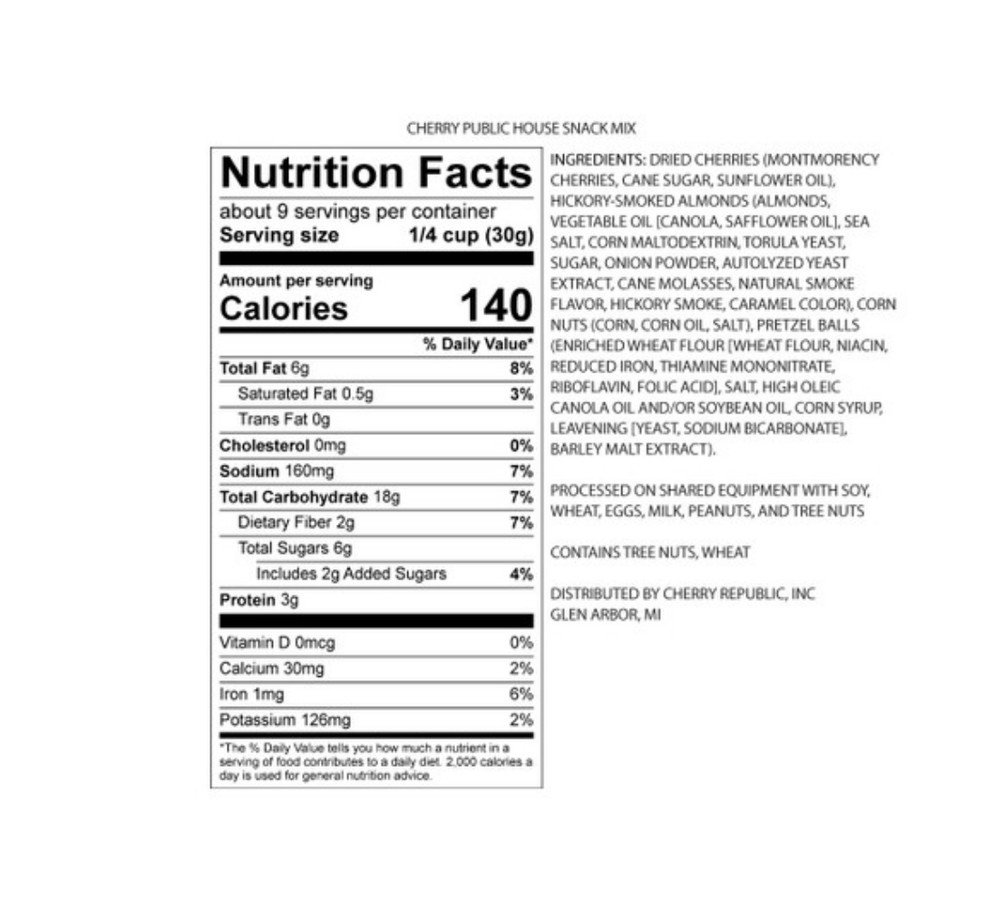 Cherry Republic - Cherry Public House Snack Mix - Ruffled Feather