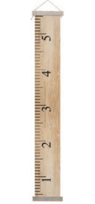 Children's Growth Chart - Ruffled Feather