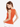 CLEARANCE Cleo Watermelon Orange Ribbed Tank - Ruffled Feather