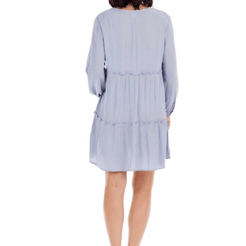 CLEARANCE Esther Tiered Dress - Blue - Ruffled Feather