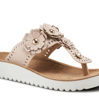 CLEARANCE - Flexus Bayview Thong Sandals - Ruffled Feather