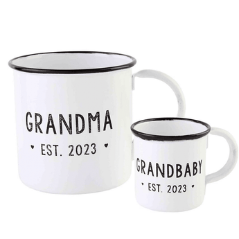 CLEARANCE Grandma and Grandbaby Mug Set - Ruffled Feather