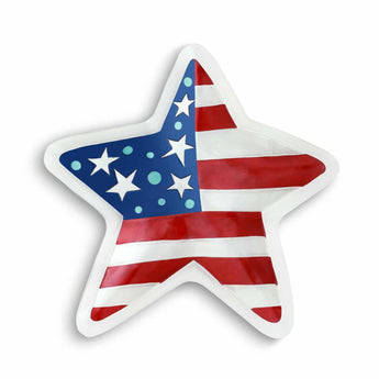 CLEARANCE Patriotic Star Platter - Ruffled Feather