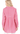 CLEARANCE - Pleated Back Button-up Tunic - Magenta - Ruffled Feather
