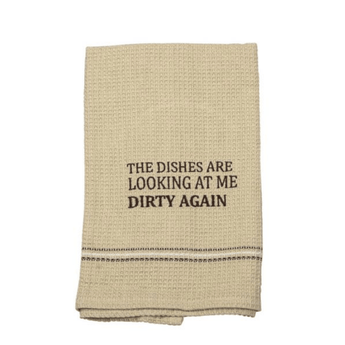 Dirty Again Dish Towel Set of 2 - Ruffled Feather