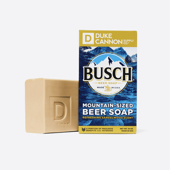 Duke Cannon - Busch Beer Bar Soap - Ruffled Feather