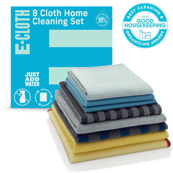 E-Cloth 8 Piece Home Cleaning Set - Ruffled Feather