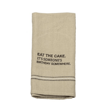 Eat The Cake Dish Towel Set of 2 - Ruffled Feather