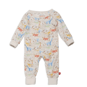 Ext-Roar-Dinary Magnetic Grow With Me Coverall - Ruffled Feather