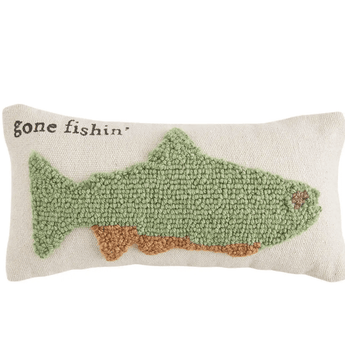 Fish Mini Hook Pillow - Ruffled Feather