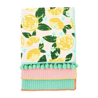 Floral Dishcloth Set - Ruffled Feather