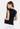 Freya Black Sleeveless Asymmetrical Drape Wrap Top - Ruffled Feather