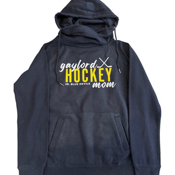 Gaylord Hockey Mom Funnel Neck Sweatshirt - Ruffled Feather
