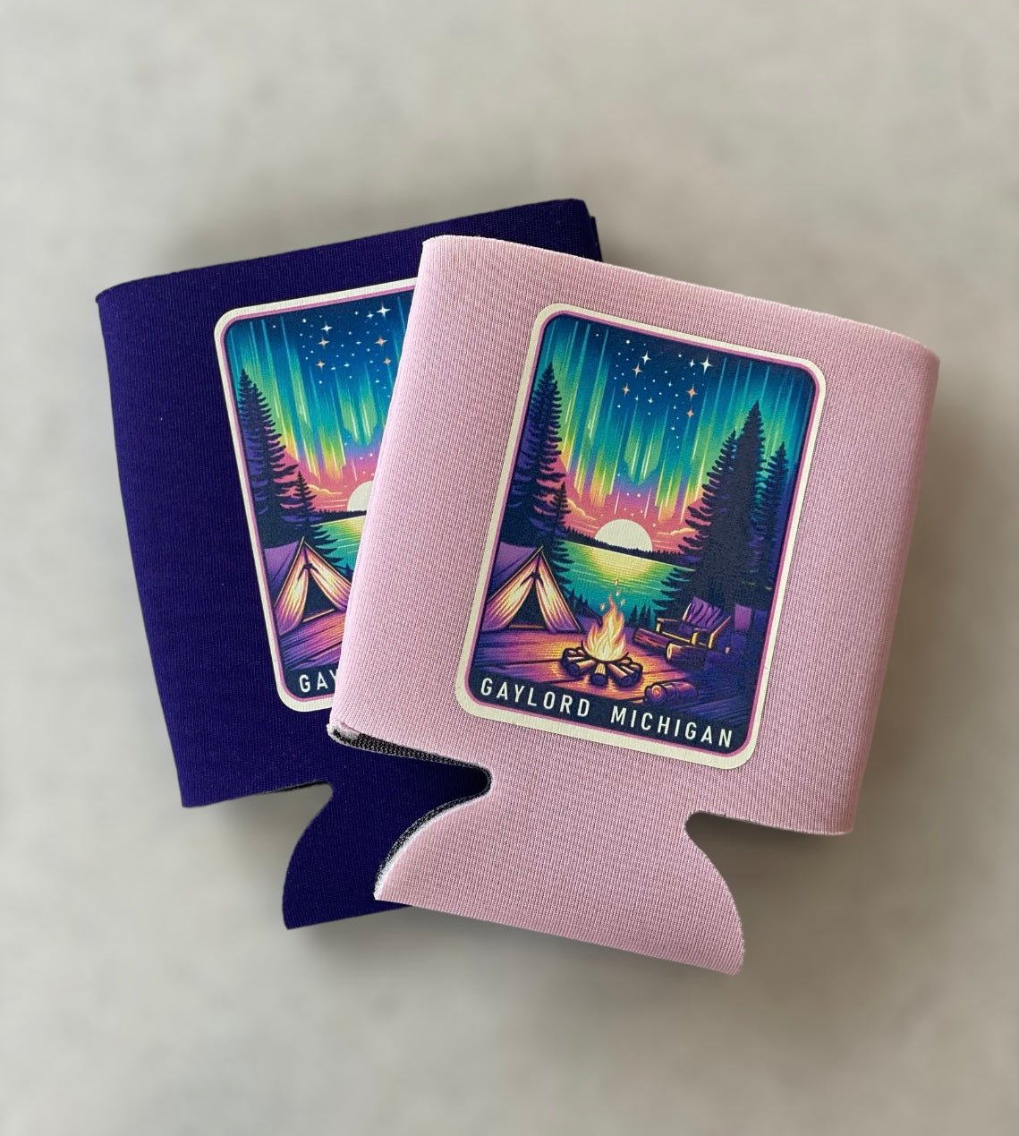 Gaylord Michigan Coozie - Ruffled Feather