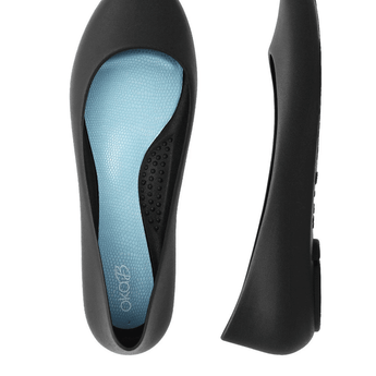 Georgia Licorice w/ Blue Leather Insole Ballet Flat - Ruffled Feather