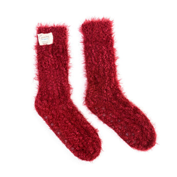 Giving Socks - Red - Ruffled Feather