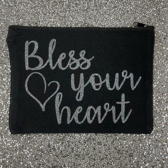 Glitter Bless Your Heart Bag - Ruffled Feather