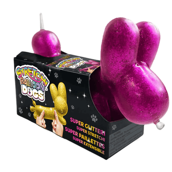 Glitter Stretchi Balloon Dogs - Ruffled Feather