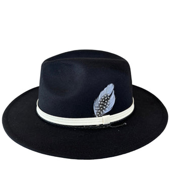 Groom Themed Hat - Ruffled Feather