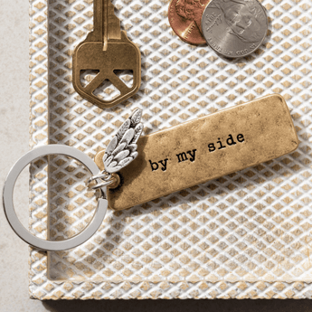 Guardian Angel Key Ring - Wing - Ruffled Feather