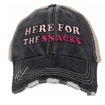 Here for the Snacks Trucker Hat - Ruffled Feather
