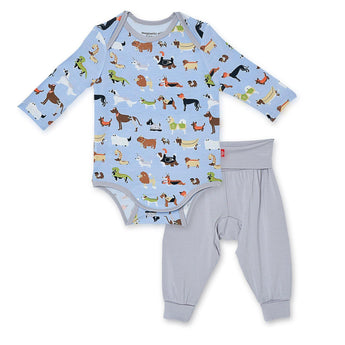 In-Dognito Magnetic Bodysuit &amp; Pants - Ruffled Feather