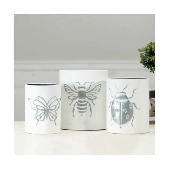 Insect Metal Planters - Ruffled Feather