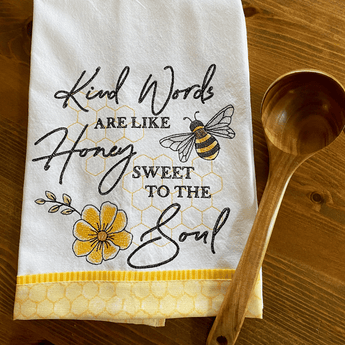 Kind Word's Are Like Honey Towel - Ruffled Feather