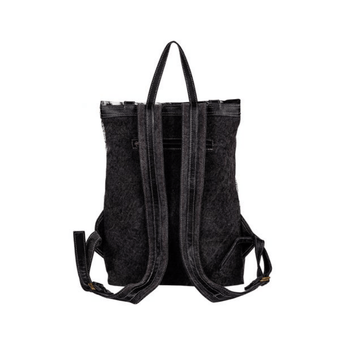 Le Medallion Rider Backpack - Black - Ruffled Feather