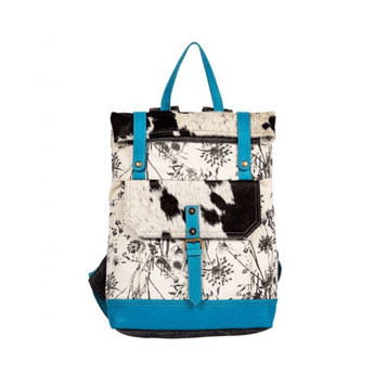 Le Medallion Rider Backpack - Blue - Ruffled Feather