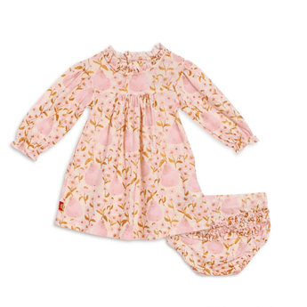 Magnetic Me Dress-Pear-0-3 mo - Ruffled Feather