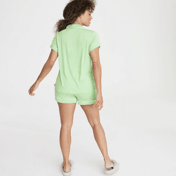 Magnetic Me - Green Apple Top and Shorts Pajama Set - Ruffled Feather