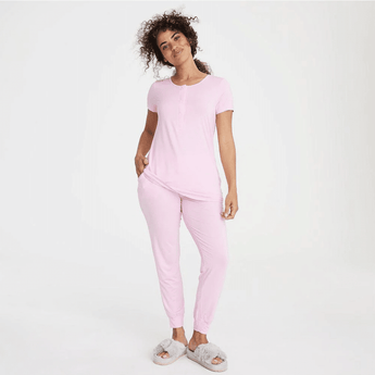 Magnetic Me - Peony Crewneck Top and Jogger Set - Ruffled Feather